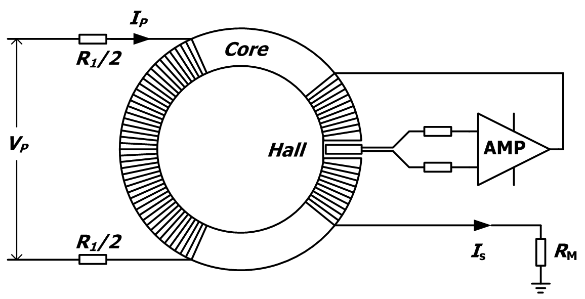 霍尔电压传感器原理