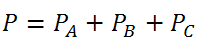 三相不平衡电路有功功率计算公式