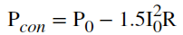 恒定损耗Pcon的确定