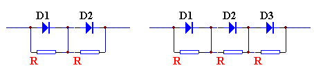 二极管串联使用整流电路