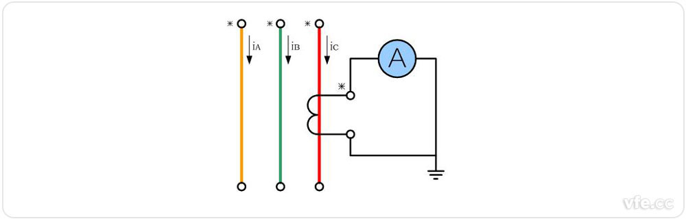 单台电流互感器接线图