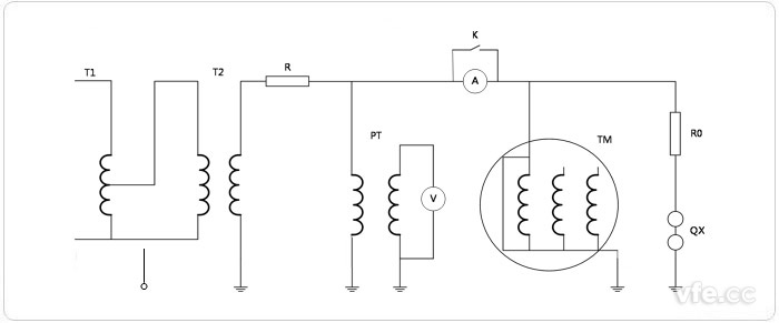 工频耐电压试验原理图