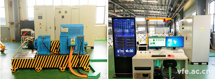 贵州航天林泉电机有限公司电动汽车轮边电机测试系统现场图片